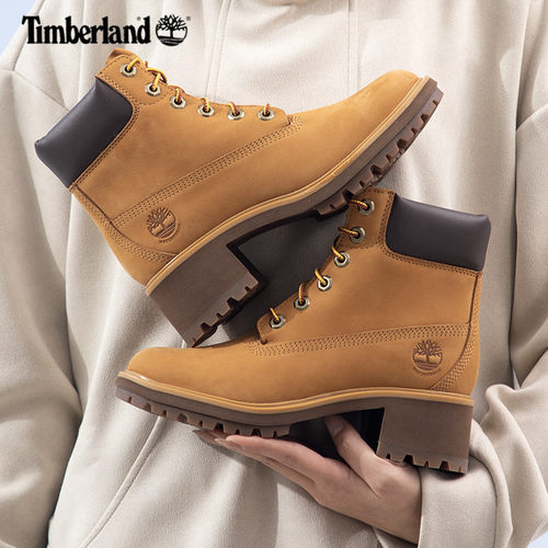 Timberland添柏岚马丁靴女鞋户外休闲运动鞋踢不烂女款防水大黄靴