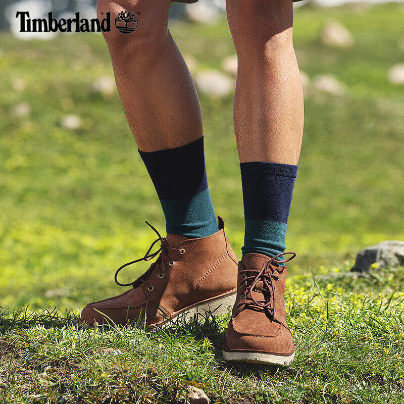 Timberland添柏岚男鞋中帮休闲鞋城市通勤轻便商务皮革偏大|A41Z1