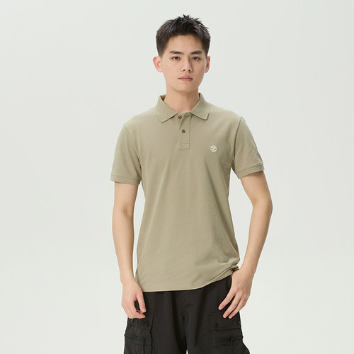 Timberland添柏岚2026新款男户外短袖POLO衫休闲商务透气T恤A2EPM