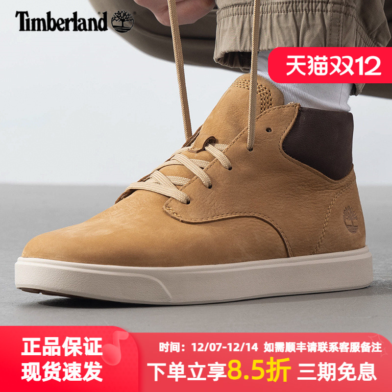 添柏岚男鞋中帮靴板鞋2025春季新款户外运动鞋轻便休闲鞋A6BW6