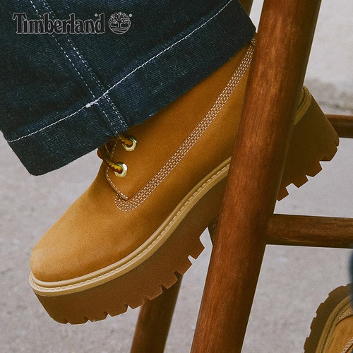 Timberland添柏岚女鞋秋季新款运动鞋复古高帮靴马丁靴休闲鞋
