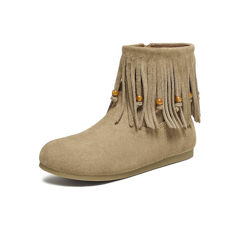 TATA平底短靴休闲靴休闲靴