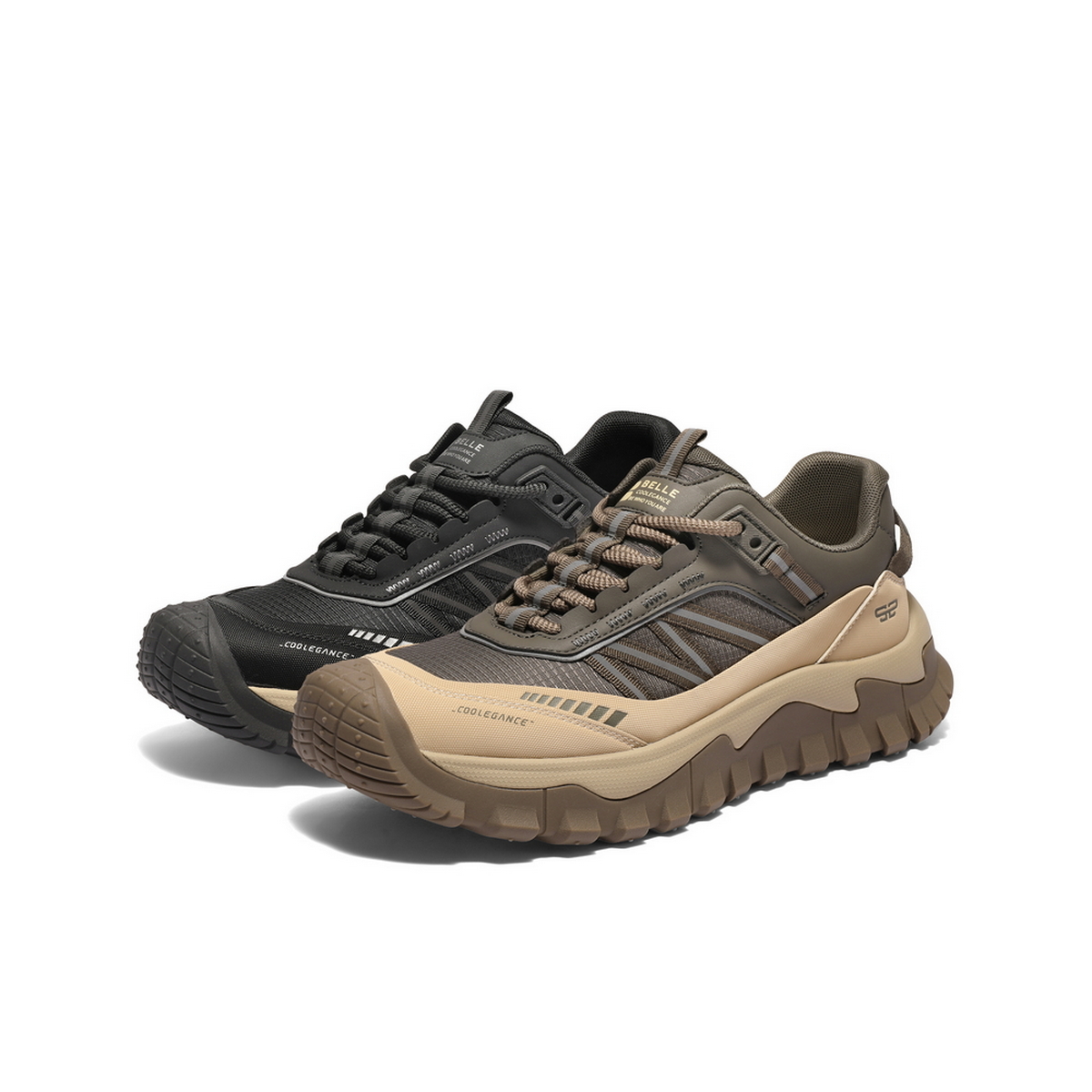 百丽25春新款户外登山健步鞋