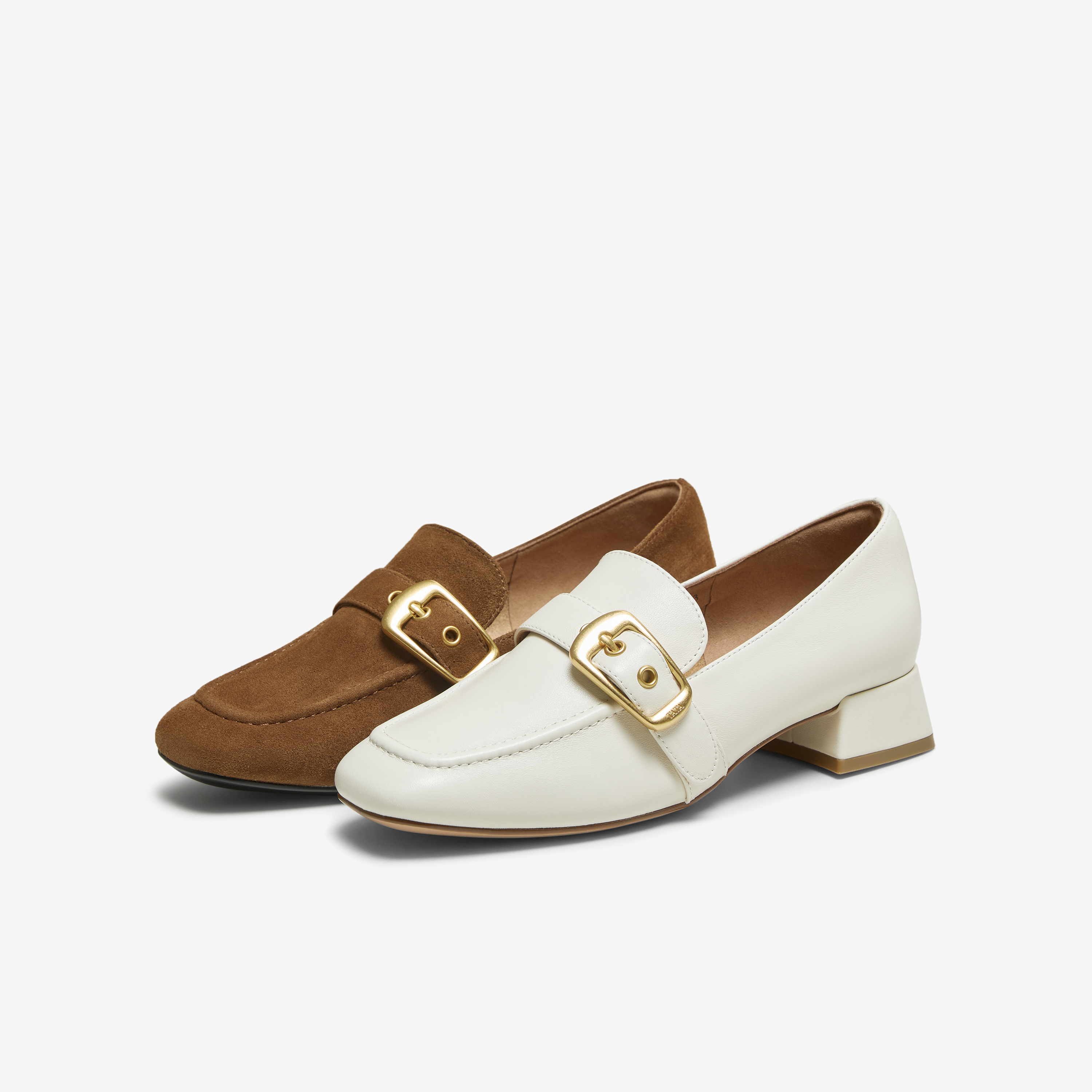 TATA他她女鞋25秋商场同款乐福鞋