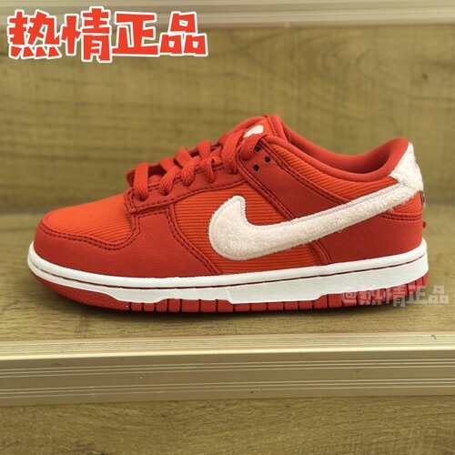 板鞋NIKEDUNK红白情人节低帮
