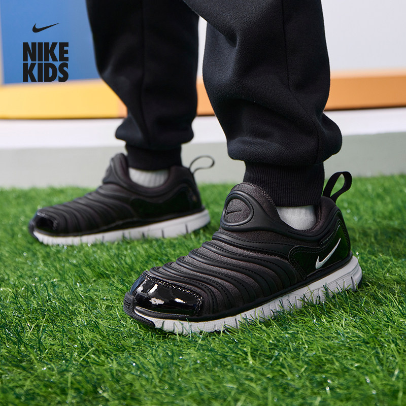 耐克毛毛虫幼童易穿脱软底运动鞋春季男女童缓震支撑NIKE 343738
