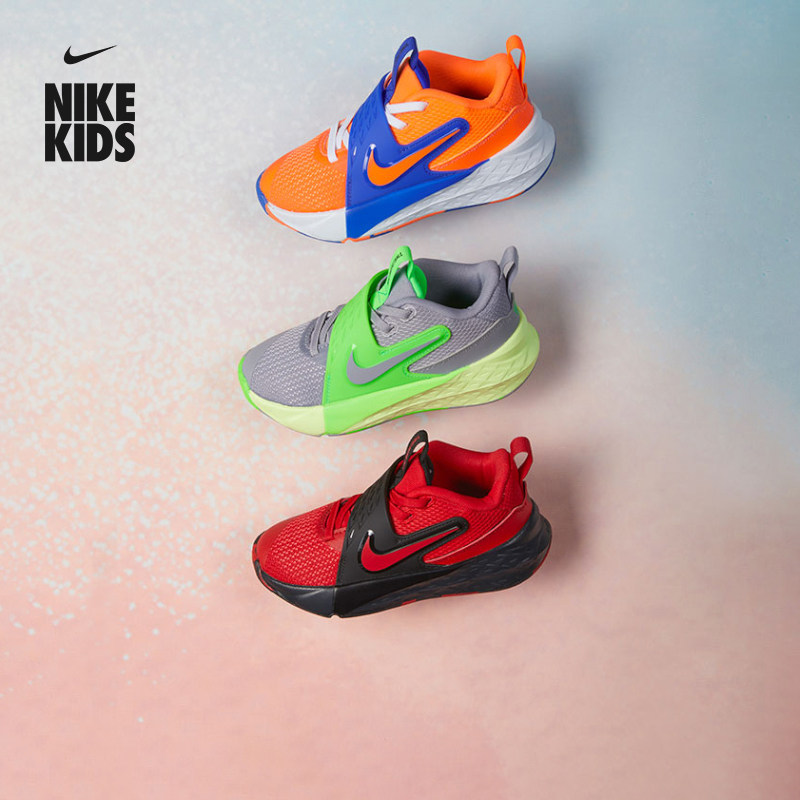 耐克幼童透气运动鞋春季男女童户外NIKE TEAM HUSTLE D 12 HF6280