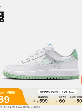 NIKE耐克官方NIKE FORCE 1 LOW EASYON 幼童运动鞋IR8300