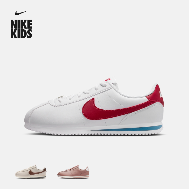 耐克大童轻便运动鞋春季男女童复古跑步抓地NIKE CORTEZ IH7653