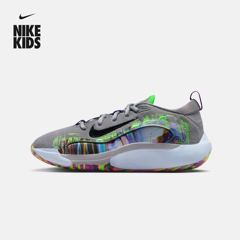 耐克大童轻便实战篮球鞋冬新款男女童透气网面NIKE ISOFLY HV2281