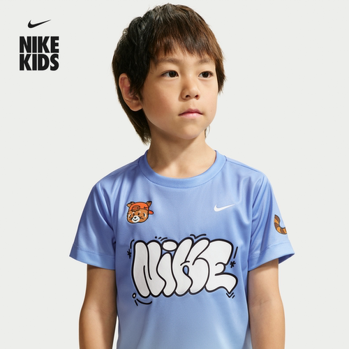 Nike耐克速干透气幼童短袖T恤