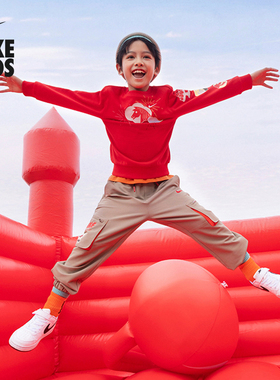 耐克马年限定脱缰系列新年款幼童圆领卫衣春新款NIKE CLUB IV5145