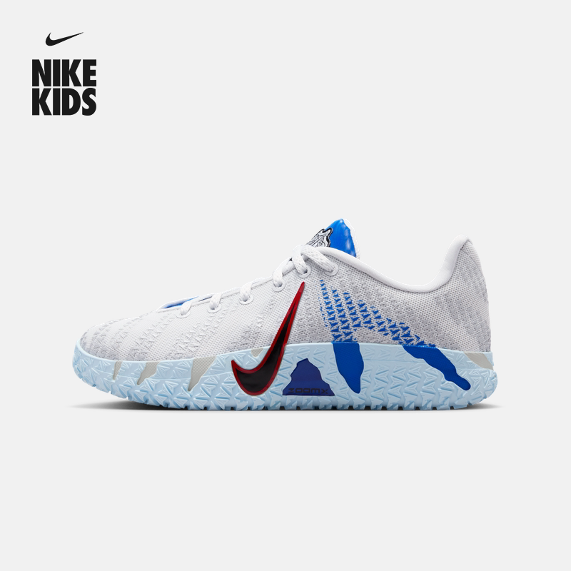 耐克莫兰特3大童轻便实战篮球鞋春季新款男女童NIKE JA 3 IQ0839