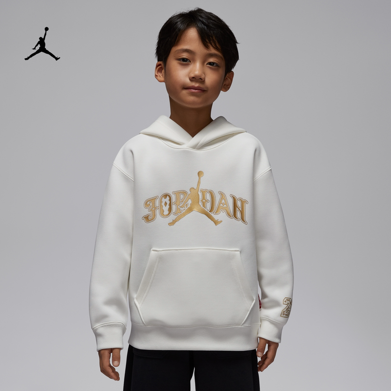 耐克乔丹新年系列马年限定幼童套头连帽衫春季新款JORDAN IR8061