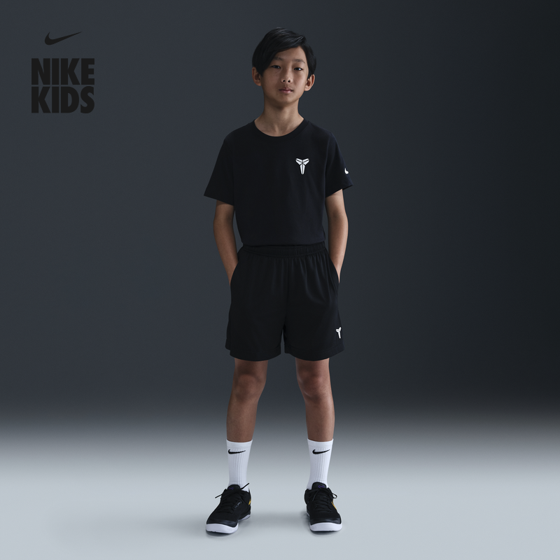 耐克科比大童透气速干短裤男女童运动裤NIKE KOBE DRI-FIT HJ1005