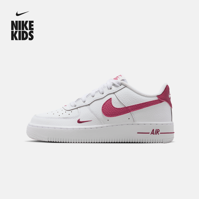 耐克空军一号大童平底运动鞋冬季新款男女童胶底NIKE AF1 IO7403