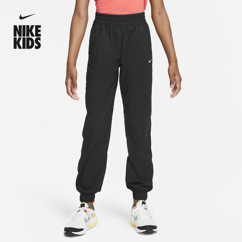 耐克大童速干训练长裤女童梭织运动裤NIKE DRI-FIT ONE FD2857