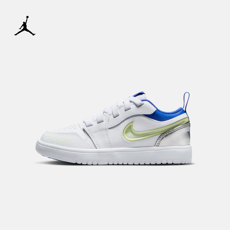 耐克乔丹幼童低帮缓震运动鞋魔术贴冬季男女童支撑JORDAN HJ9956