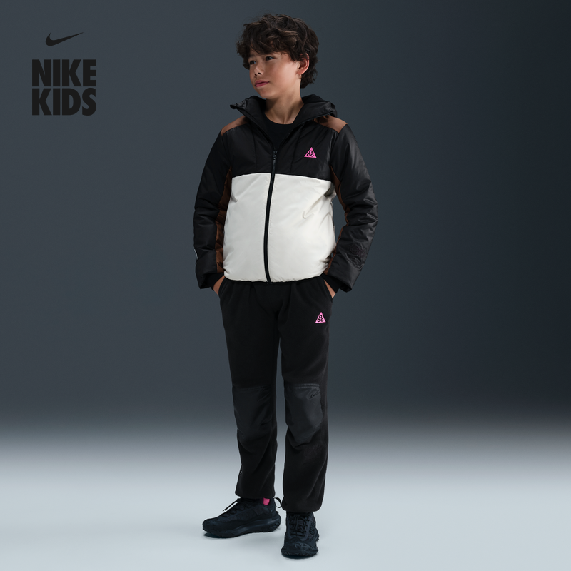 耐克大童户外摇粒绒长裤冬新款男女童宽松运动裤NIKE ACG IO0247