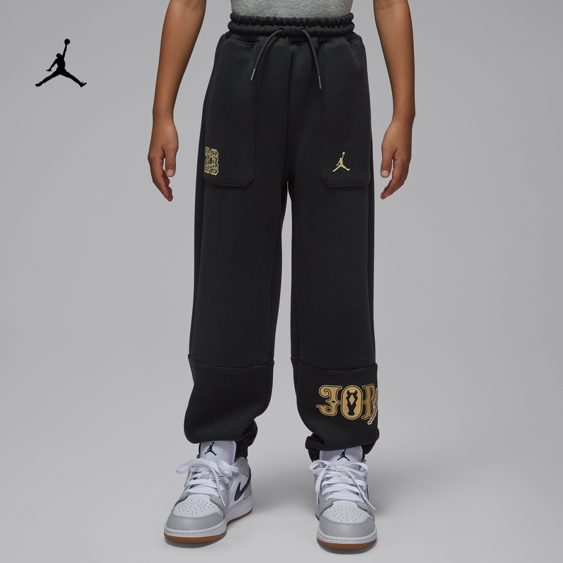 耐克乔丹新年系列马年限定幼童针织长裤春新款男童JORDAN IR8060