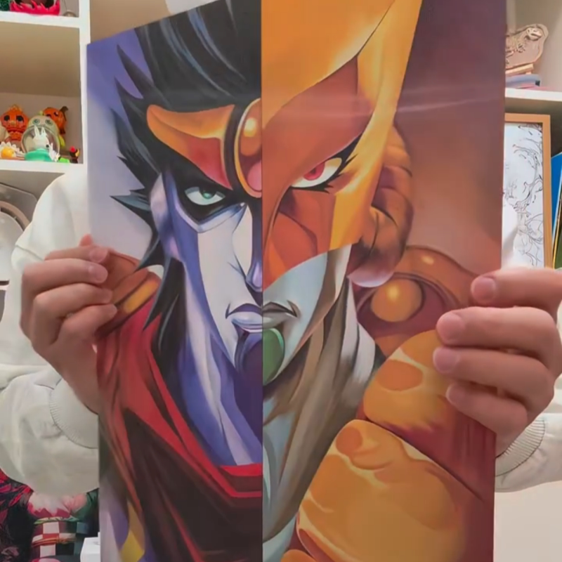 承太郎3D光栅立体装饰画