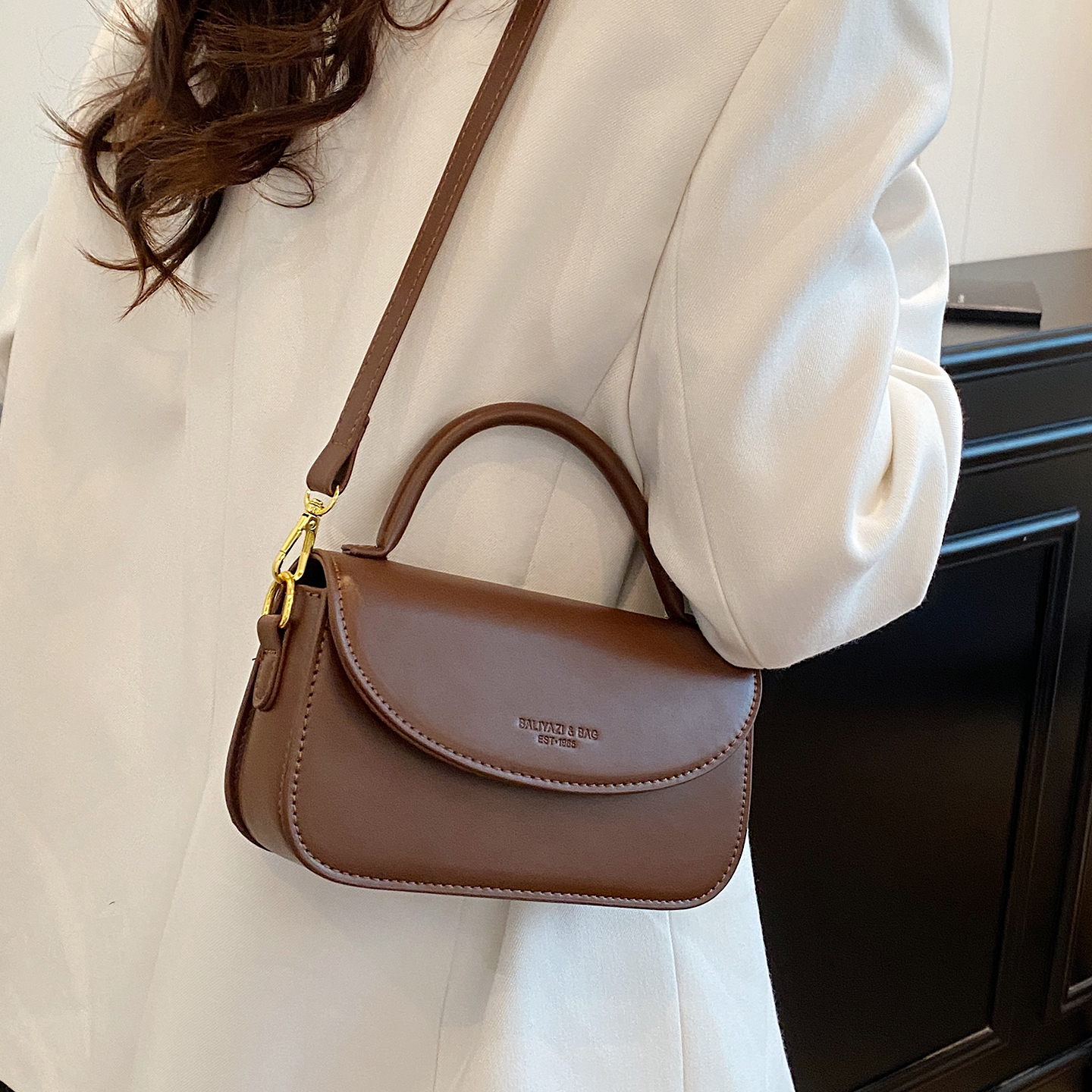 复古小方包女式2025新款时尚百搭