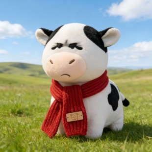 牛哞哞阿哞特拉哞草地牛毛绒玩偶抽象表情包公仔挂件抱枕生日礼物