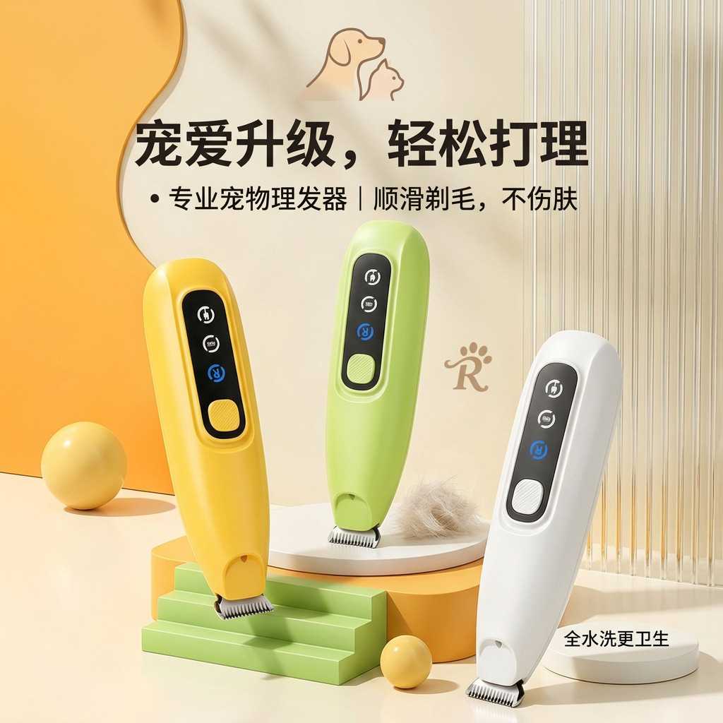 宠物剃毛器拇指剃脚毛猫咪局部电动修毛狗狗修剪刀充电式