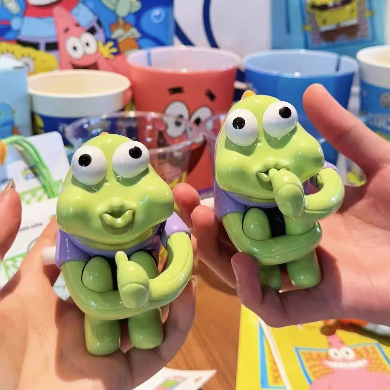 海绵宝瑞幸同款周边聪明鱼