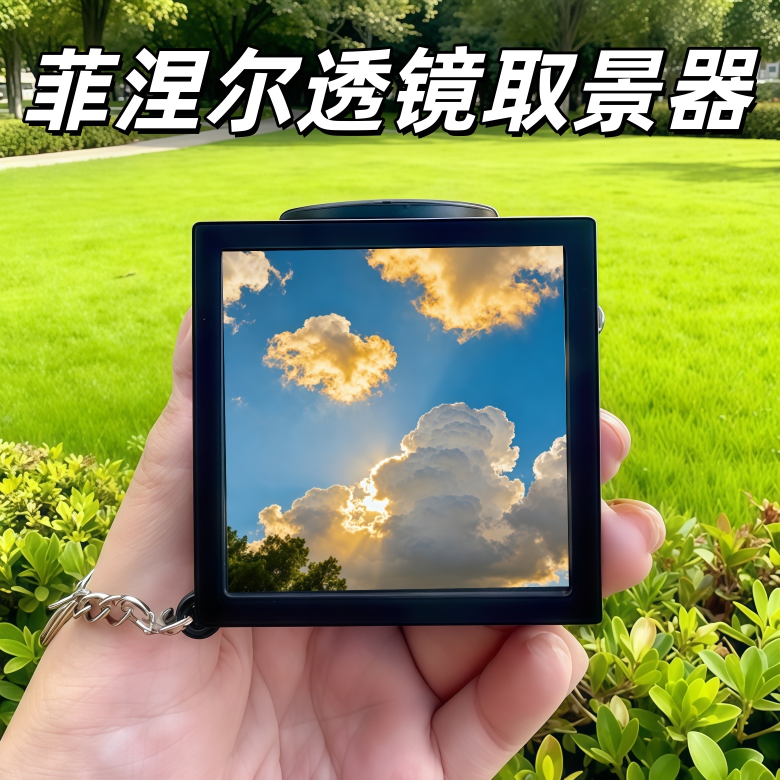 菲涅尔透镜取景器3d打印自制手持镜头迷你便携式腰平光学取景器邪修同款腰平取景器相机取景50mm光学透镜