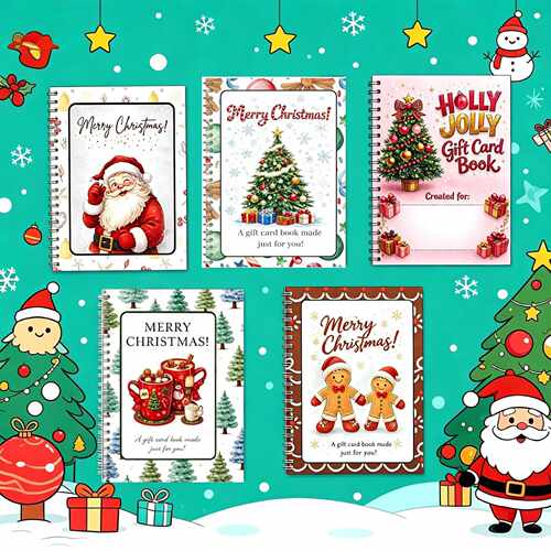 圣诞礼品卡册新品青少年圣诞节礼物Christmas Gift Card Book