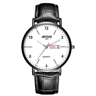 静音考公公务员考试专用机械指针手表男款女生初中高中学生青少年