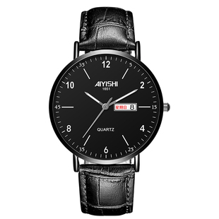 公务员考研考试专用机械手表考公静音男生防水男士石英2026新款