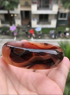 巴西天然象形红玛瑙缠丝手镯加宽加厚特色原矿玉镯无烧女闺蜜礼39