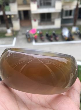 原石玉髓时尚风冰透玛瑙手镯