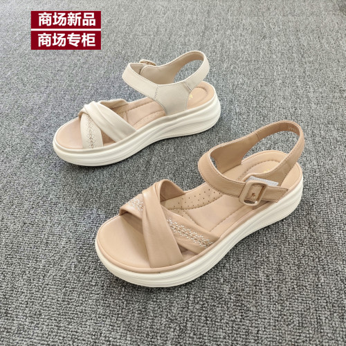 2026新款羊皮女凉鞋超轻底舒适