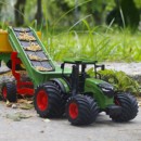 儿童拖拉机玩具车男孩现代化农场机械播种机工程车宝宝大号滑行车