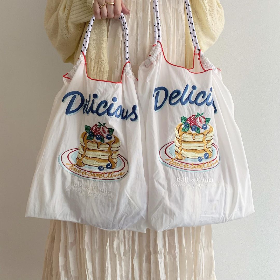 ballchain刺绣尼龙布袋