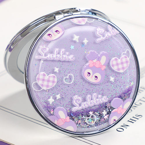 小清新折叠双面流沙镜