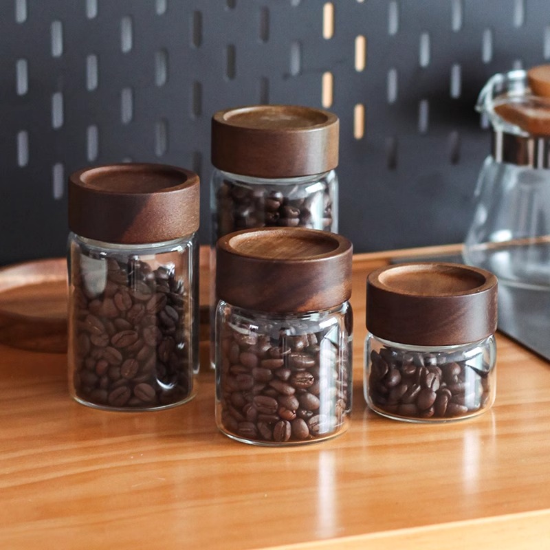 咖啡豆储物罐玻璃茶叶罐