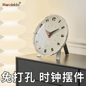 饰时钟摆件钟表创意 Mandelda泡泡气球挂钟免打孔创意客厅艺术家装
