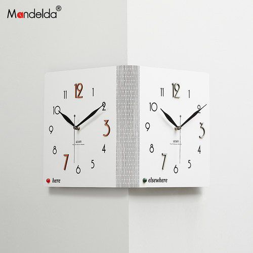 2026新款双面转角挂钟