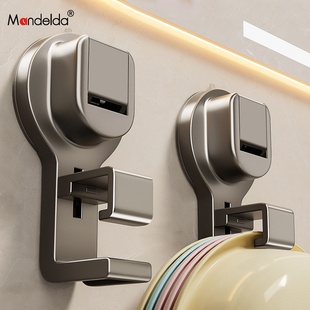 Mantde浴室洗脸盆架无冲孔挂钩无痕壁挂式存储浴室吸盘存储架