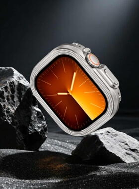 适用苹果watchUltra手表保护壳金属壳苹果Ultra1/2/3锌合金保护壳