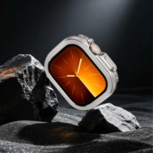 适用苹果watchUltra手表保护壳金属壳苹果Ultra1/2/3锌合金保护壳