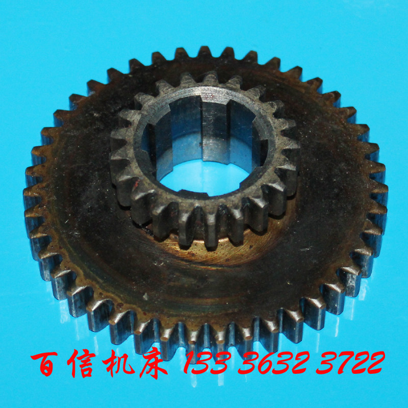 上海陵城机械Z3040x10摇臂钻床双联齿轮配件 陵城Z3040摇臂钻齿轮,五金/工具,攻丝机/攻牙机,淘宝优惠券,粉丝福利购,淘宝优惠卷
