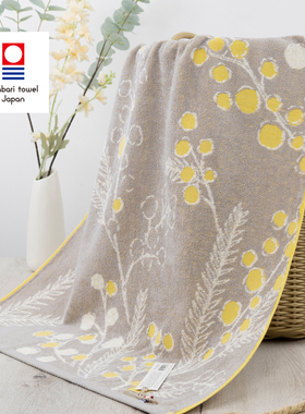 日本制imabari towel今治毛巾进口浴巾纯棉提花女薄柔软亲肤吸水