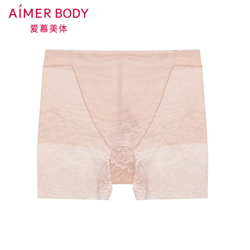爱慕美体25夏轻轻塑女士高腰四角塑裤打底裤安全裤AD330582