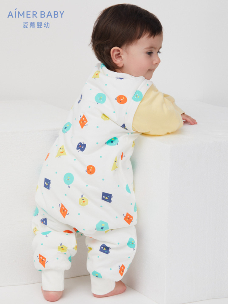 AIMER BABY LOVING BABY HAPPY SHAPE UNI BABY COTTON SPLIT LEG SLEEPING BAG AB3456092