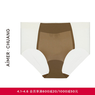 女棉质底裆净痕腿围高腰三角裤 CA221371 CHUANG溯源3内裤 AIMER